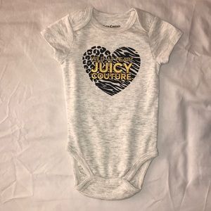 Juicy couture onesie 3/6 months baby girl